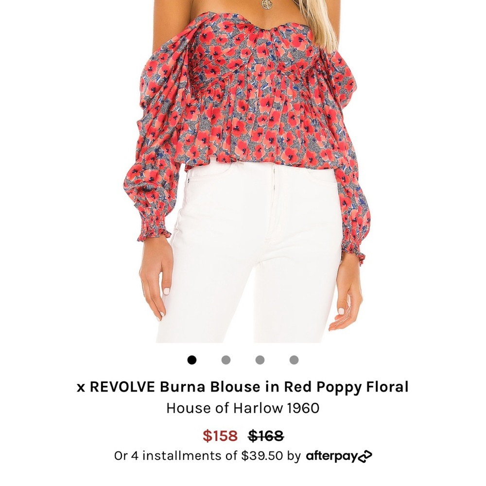 nwot HOUSE OF HARLOW 1960 | Burna Blouse